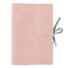 Protège carnet de santé Cadeau Enfant personnalisé Rose poudré Lin