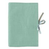 Protège carnet de santé Cadeau Bébé personnalisé Vert amande Lin