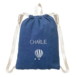 Sac à dos Jeans personnalisé Enfant Coton
