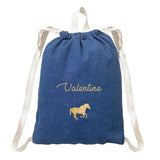 Sac à dos Jeans personnalisé Enfant Coton