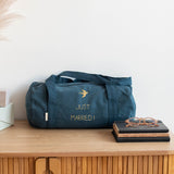 Sac week-end Cadeau Mariage personnalisé Rose grenadine Coton