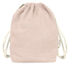 Sac à dos Cadeau Baptême Communion personnalisé Rose poudré Gaze de coton