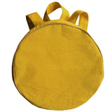 Sac à dos Cadeau enfant personnalisé Jaune moutarde Coton