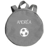 Sac à dos Cadeau enfant personnalisé Gris ciment Coton