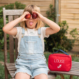 Sac à goûter isotherme Petit modèle Ecole personnalisé Rouge