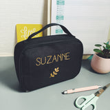Sac à goûter isotherme Petit modèle Cadeau Enfant personnalisé Noir