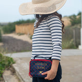 Sac isotherme Petit modèle Cadeau Maîtresse personnalisé bleu pois rouge