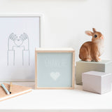 Veilleuse Cadeau Bébé personnalisé Vert amande