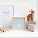 Veilleuse Cadeau Enfant personnalisé Vert amande