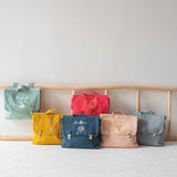 Cartable maternelle personnalisé Gris ciment Coton