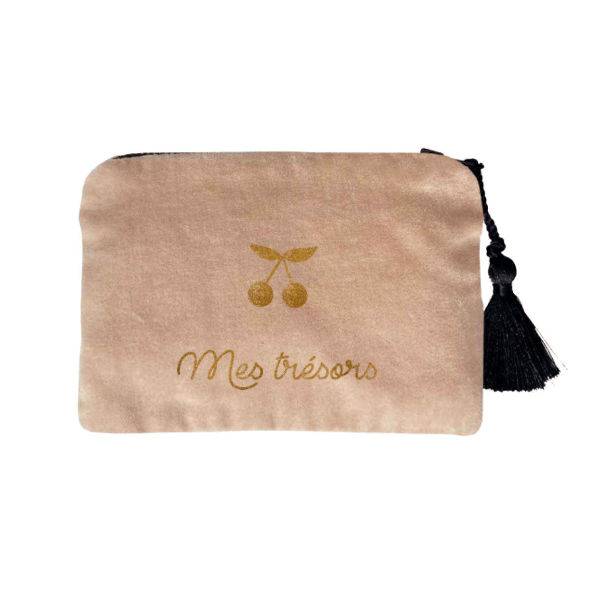 Lot 3 Sacs Cadeaux Velours Avec Cordons - Pochettes Bijoux Tissu Gris Marron Noir