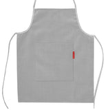 Tablier enfant personnalisé Gris clair Lin enduit