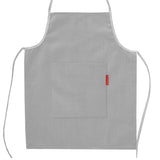 Tablier enfant personnalisé Gris clair Lin enduit