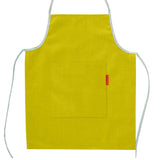 Tablier enfant personnalisé Jaune Lin enduit