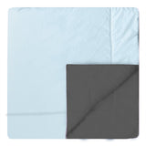 Tapis de sol personnalisé Bleu ciel Gris ardoise Coton