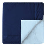 Tapis de sol personnalisé Bleu marine Bleu ciel Coton