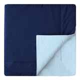 Tapis de sol personnalisé Bleu marine Bleu ciel Coton