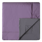 Tapis de sol personnalisé Prune Gris ardoise Coton