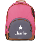 Sac à dos Tann's personnalisé Rose Gris