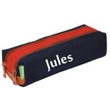 Trousse Tann's double personnalisée Bleu rouge