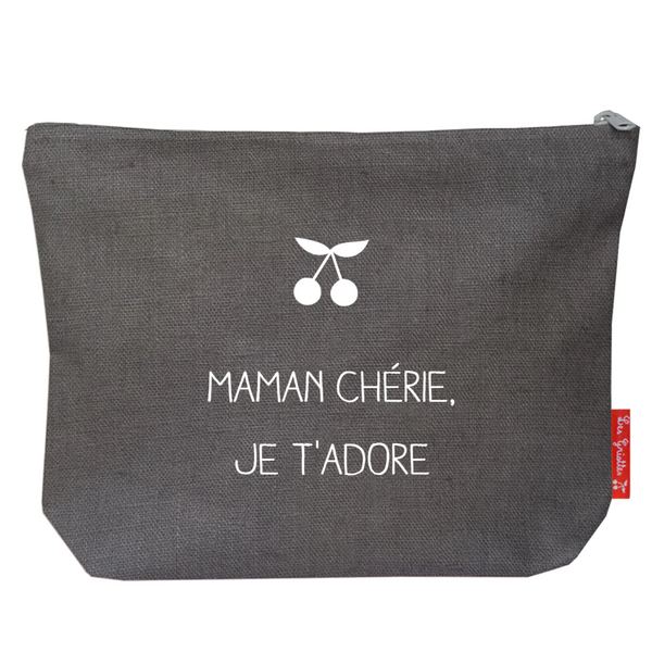Trousse De Toilette Mamie Adorée, Trousse Pour Femme, Cadeau Fête Des